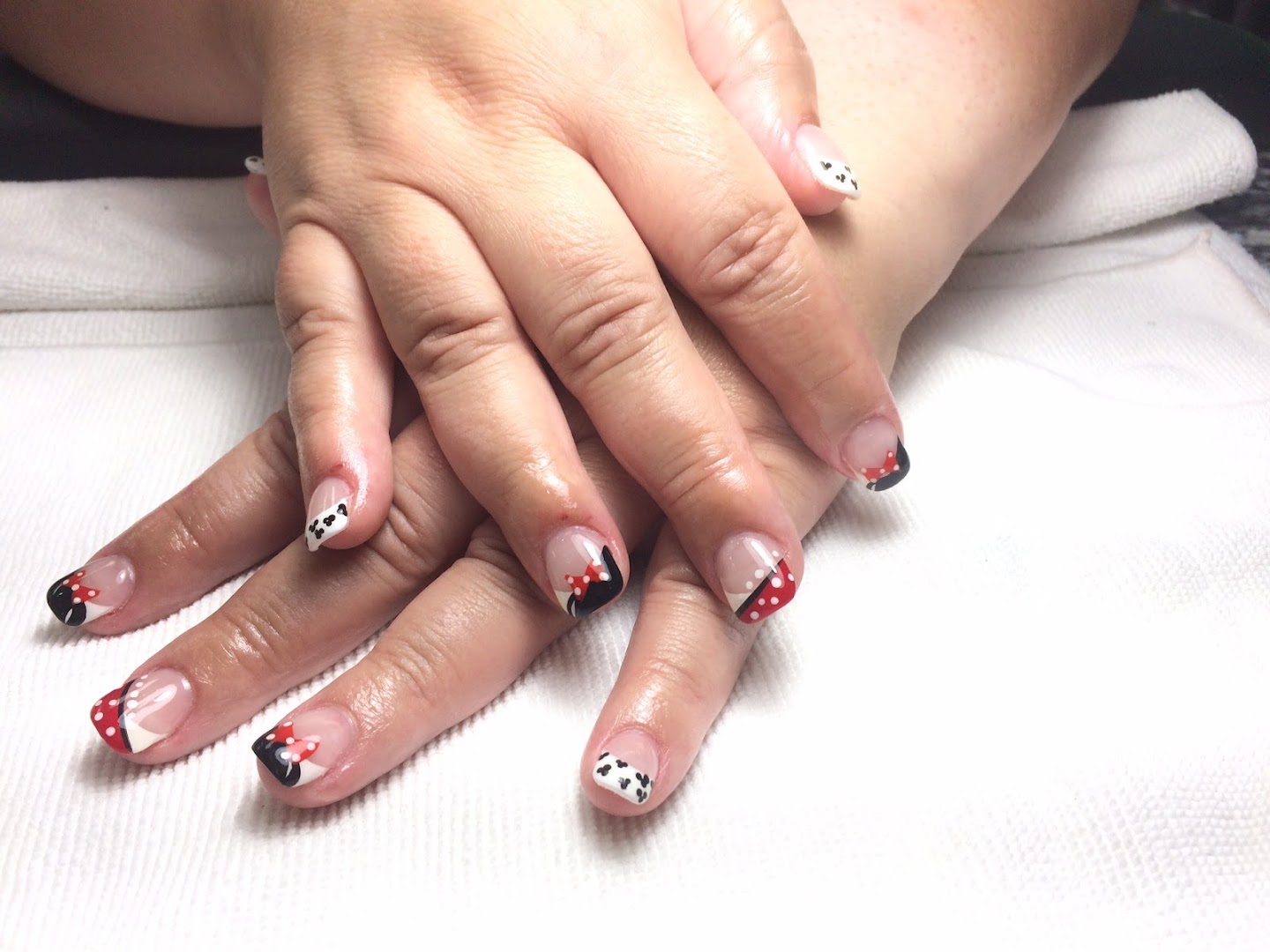Recent nail work at Nice Nails and Spa
