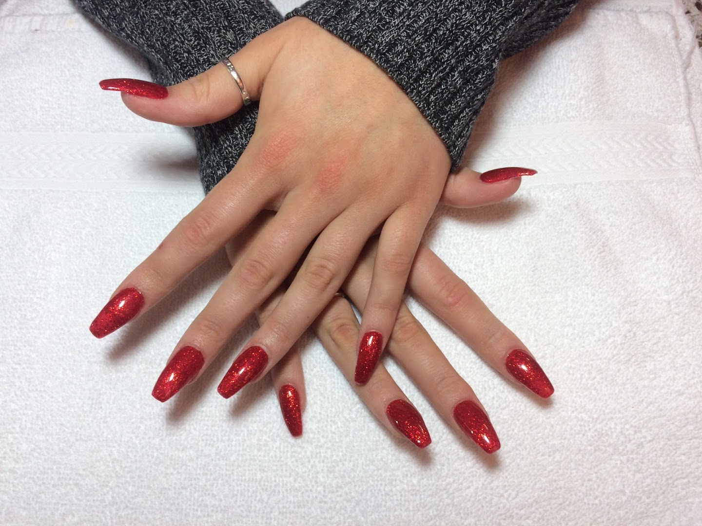 Recent nail work at Nice Nails and Spa